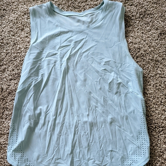 Lululemon High Neck Split Hem Run Tank - Picture 2 of 8